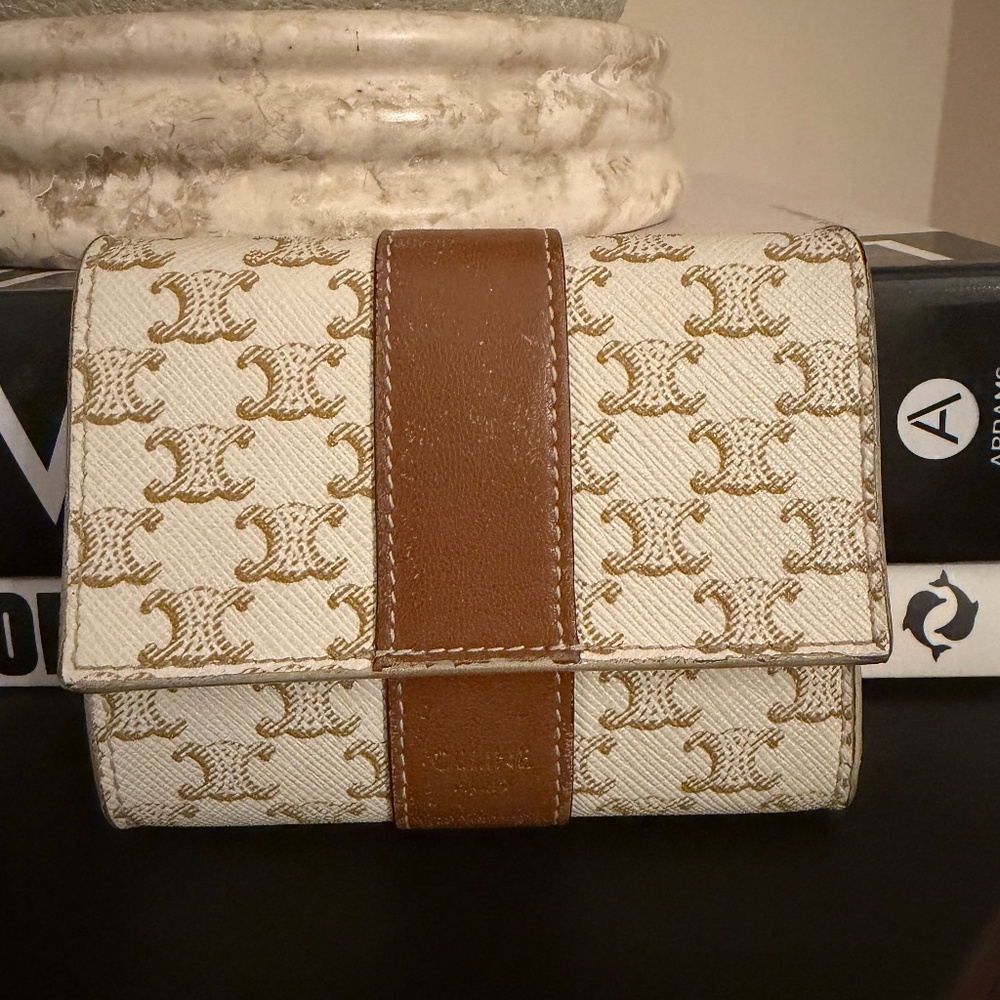 Celine Triomphe Compact Wallet